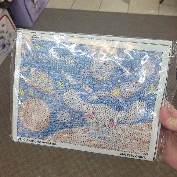 Brand New DIY Cinnamoroll Diamond Beads Art With Frame #1 - Picture 2 of 8